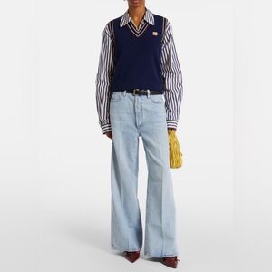 Frame Denim Light Blue Flare Jeans Sz 30 le low baggy